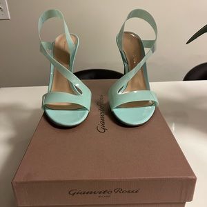 Brand new never worn Gianvito Rossi Metropolis PVC Slingback Sandals.